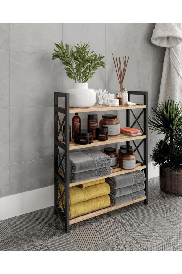 DEKORATİF BANYO RAFI PEÇETE HAVLU AKSESUAR - Image 1