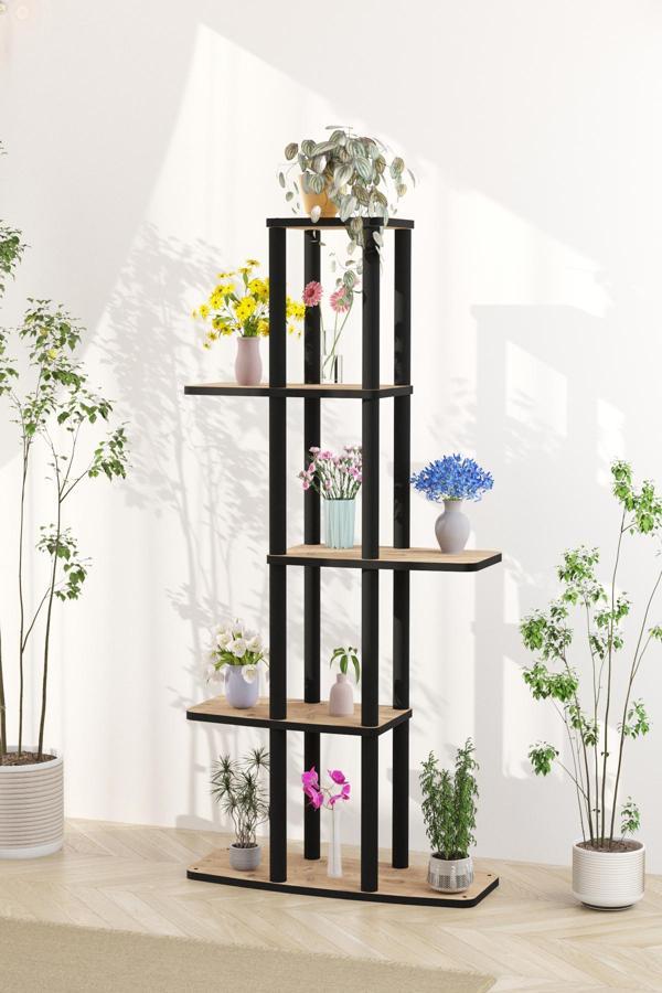 Yeni Gardenya Çok Katlı Çiçeklik Saksılık Atlantik Çam 18 - Image 1