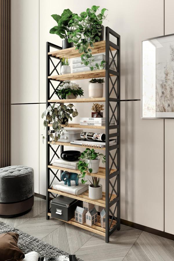 DEKORATİ SAKSILIK ÇİÇEKLİK 8 KATLI - Image 1