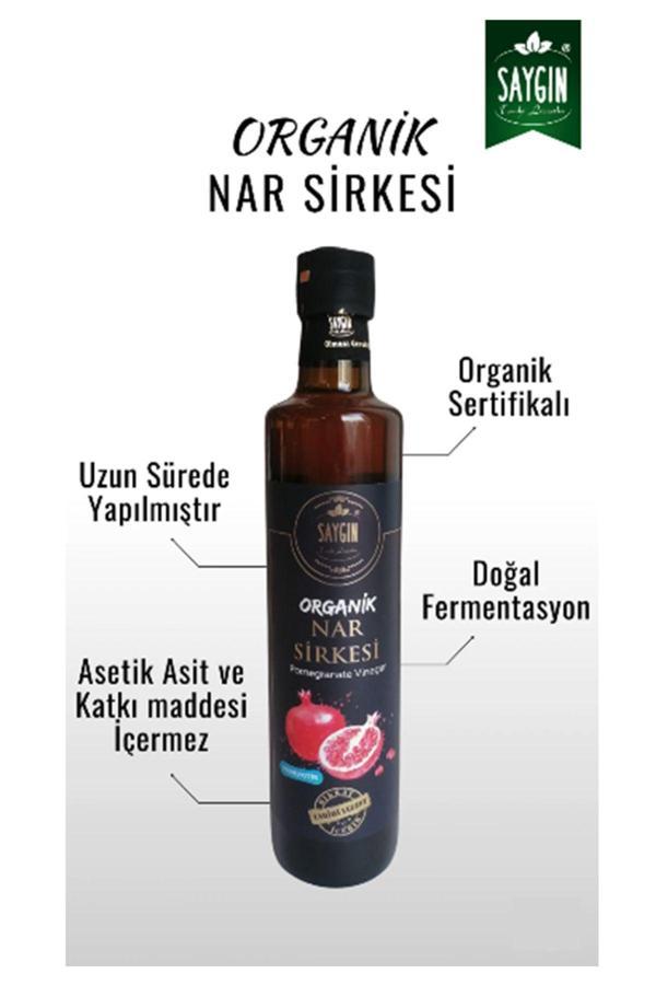 Saygın Organik Nar Sirkesi 500 Ml. - Image 1