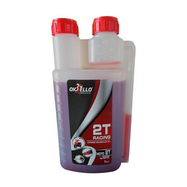 Oksello Racing Moto 2T İki Zamanlı Motor Yağı 1 Litre Ölçekli Motosiklet ve Bahçe Motorları - Image 1