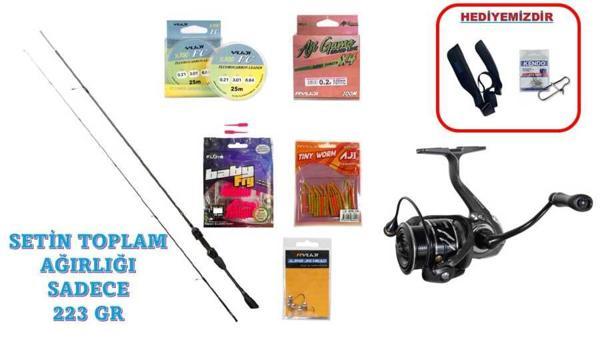 Ryuji Voltage 190 cm 0.5–5 gr & Ryuji Voltage 800 5+1 LRF Seti - Image 1