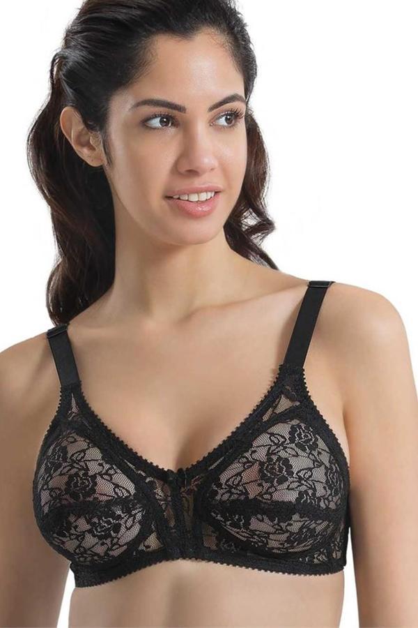 Siyah Mı Emay 145 D Dantelli Toparlayıcı Sütyen - Image 1