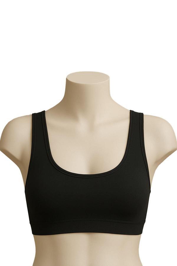 Siyah Mı Emay 1816 6'lı Pedli Kalın Askılı Alıştırma Sütyeni - Image 1