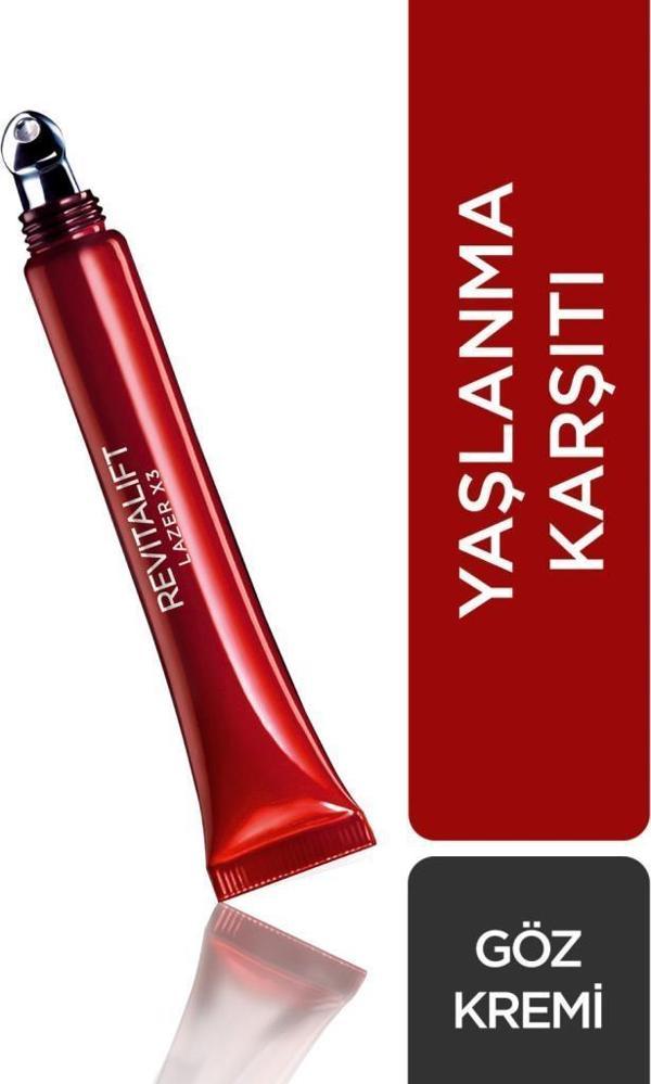L'Oréal Paris Revitalift Lazer X3 Yaşlanma Karşıtı Göz Bakım Kremi - Image 1