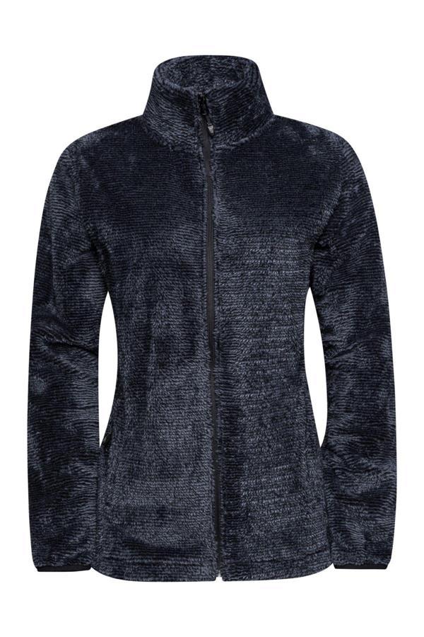 2AS Sofia Kadın Tam Fermuarlı Çizgili Polar - Image 1