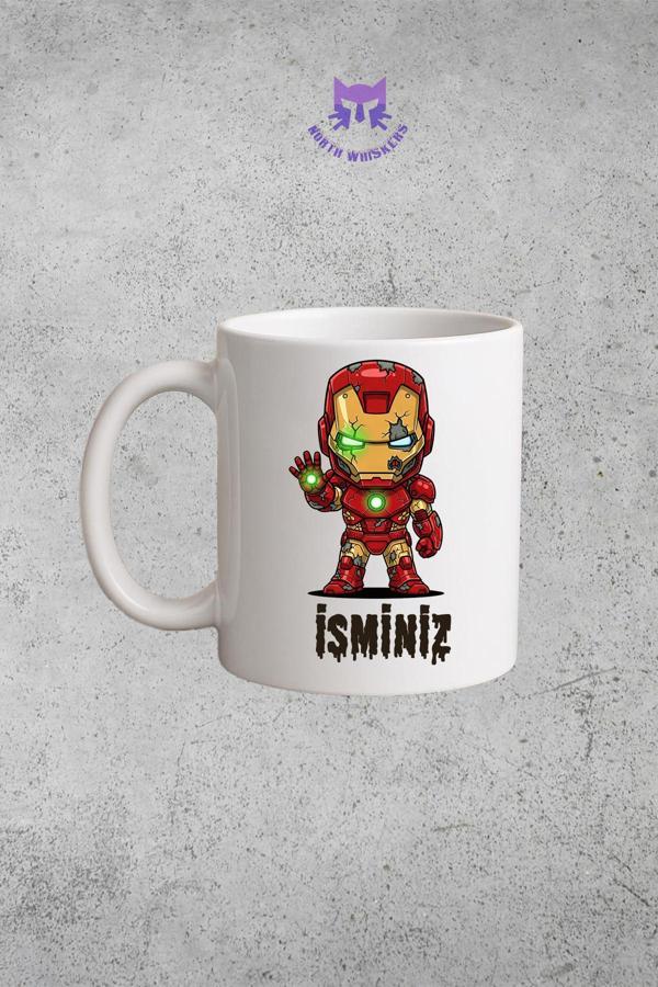 North Whiskers Iron Man Zombie Edition Kişiselleştirilebilir Kupa Bardak - Image 1