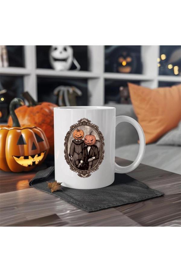 North Whiskers Balkabağı Ailesi Baskılı Kupa - Image 1