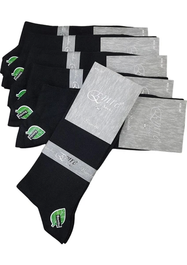 Emre Erkek  Dikişsiz Çorap 100% Pamuk - 12 Adet - Image 1