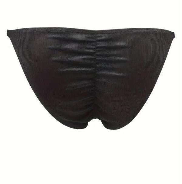 Erkek  Siyah Büzgülü Slip İç Giyim - Image 1