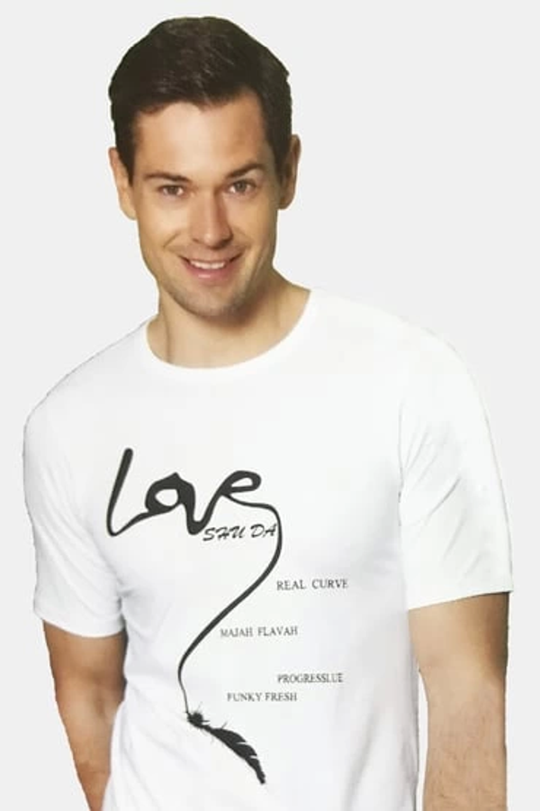 Berrak Erkek  Love Baskılı T Shirt 1037 - Image 1