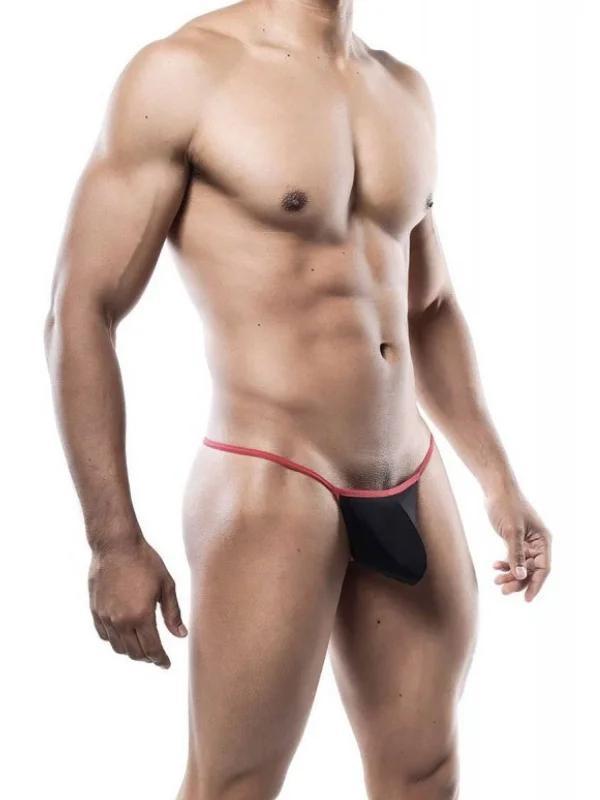 Fantezi Kırmızı Lastikli Dalgıç Erkek String Tanga - Image 1