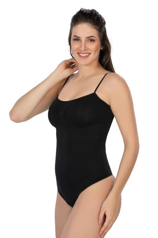 Siyah Mı Emay 1927 İp Askıllı Ripli String Body - Image 1