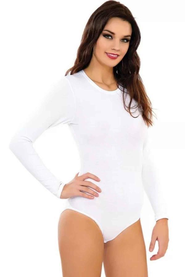 9261 O Yaka Uzun Kol Çıtçıt Badi - Image 1