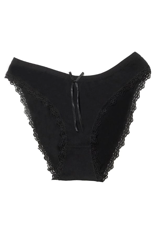 Şahinler Kadın Paça Dantelli Ve Kurdele Süslemeli Bikini B275 - Image 1