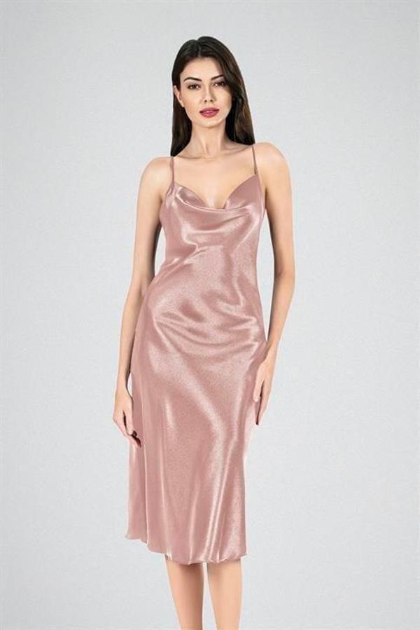 Uzun Gecelik Degaje Vizon - Image 1