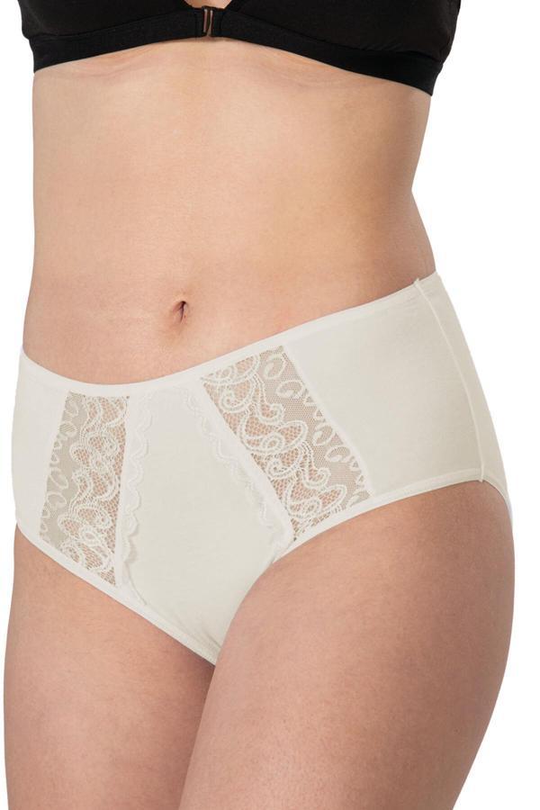 Ten Mı Emay 1445 Modal Cotton Yüksekbel Dantelli Külot - Image 1