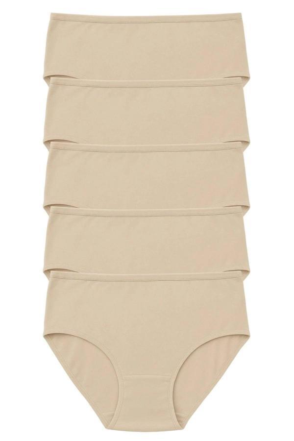 Pk40003 Büyük Beden Yüksek Bel Külot 5 Li Paket - Image 1