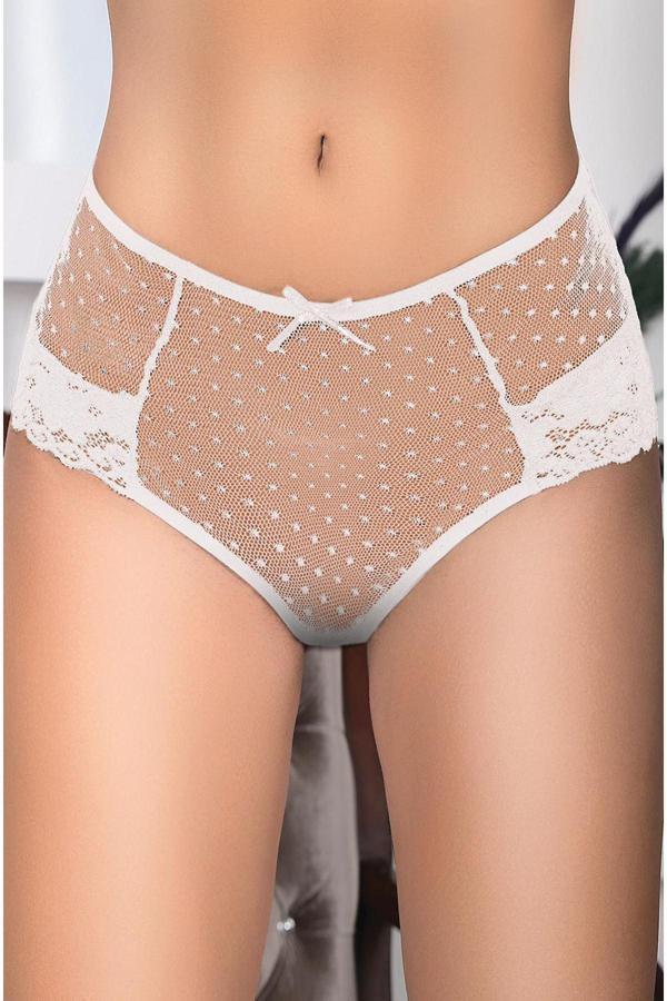 Beyaz Kadın Puanlı Külot Margarita-k1007 - Image 1