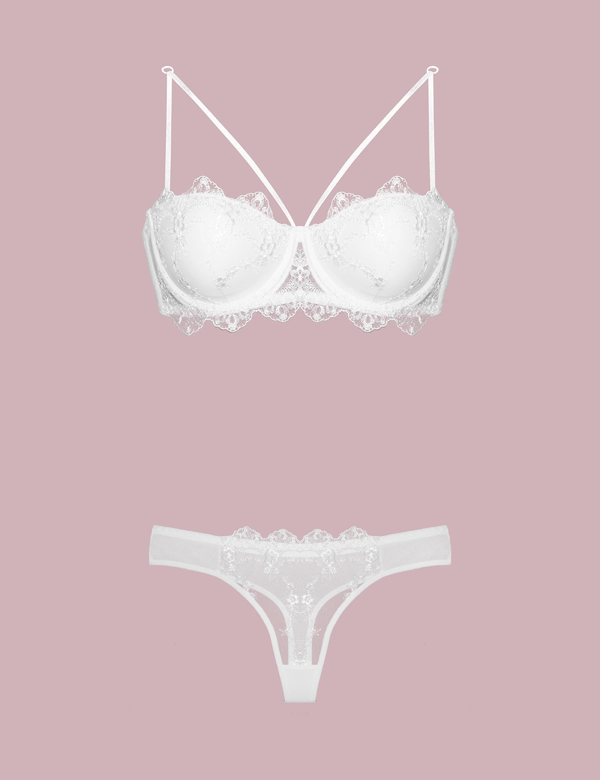 4591 Destekli Dantelli Sütyen Takım - Image 1