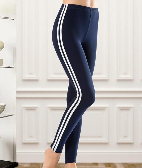 Yüksek Bel Şeritli Kadın Tayt 0531 - Image 1