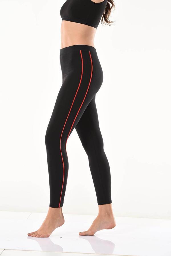 Şeritli Kadın Tayt 0592 - Image 1