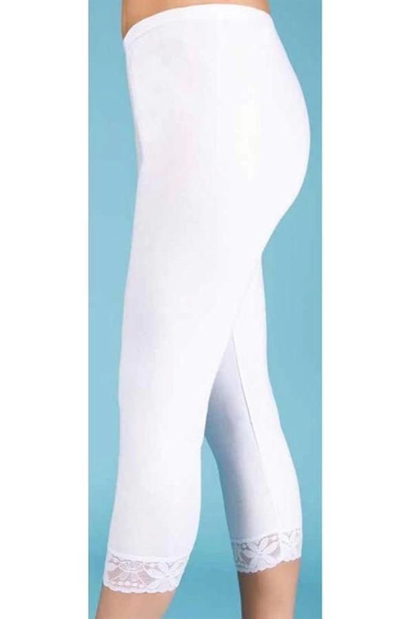 Berrak Kadın Uzun Paçalı  Dantelli Tayt 2067 - Image 1