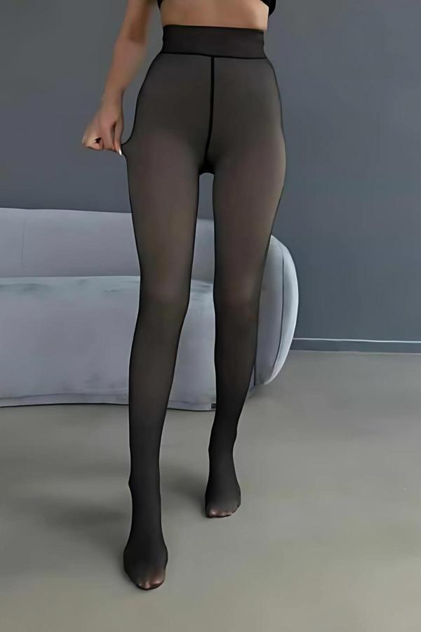 R9800-1 Ayaklı Peluş Tayt - Image 1