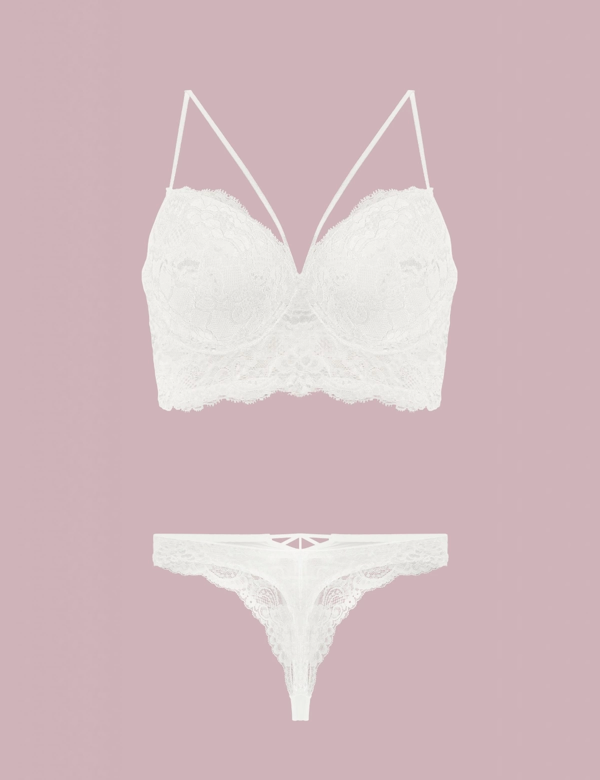 4330 Desteksiz Dantelli Sütyen Takım - Image 1