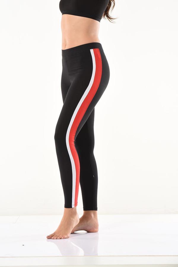 Şeritli Kadın Tayt 0594 - Image 1