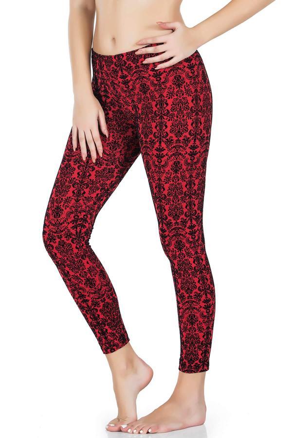 Varak Desenli Kadın Tayt 457 - Image 1