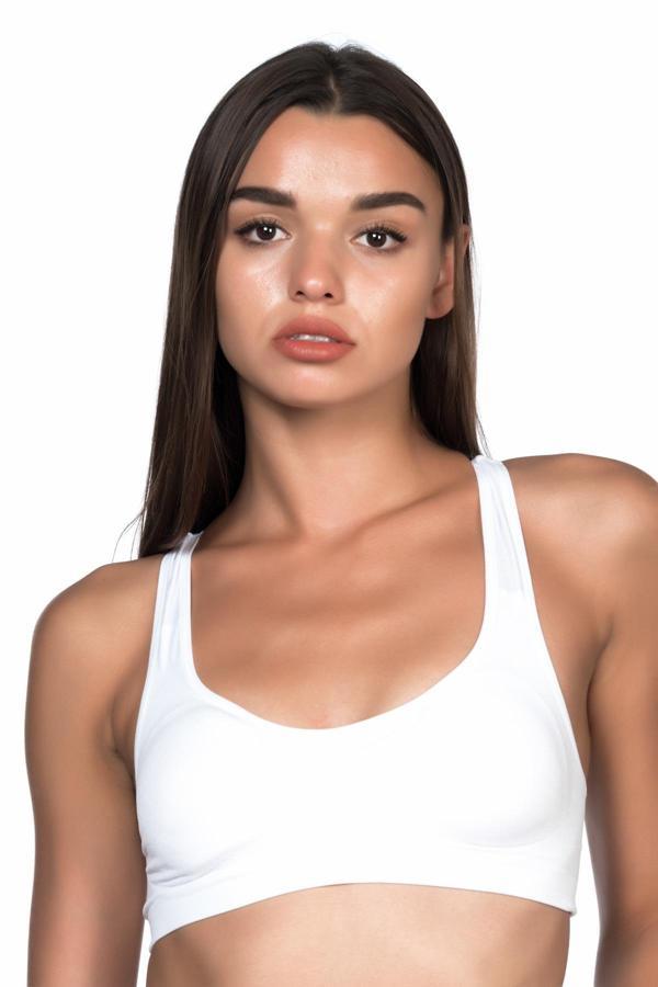 Beyaz Mı Emay 4025 Pedli Sporcu Büstiyer - Image 1