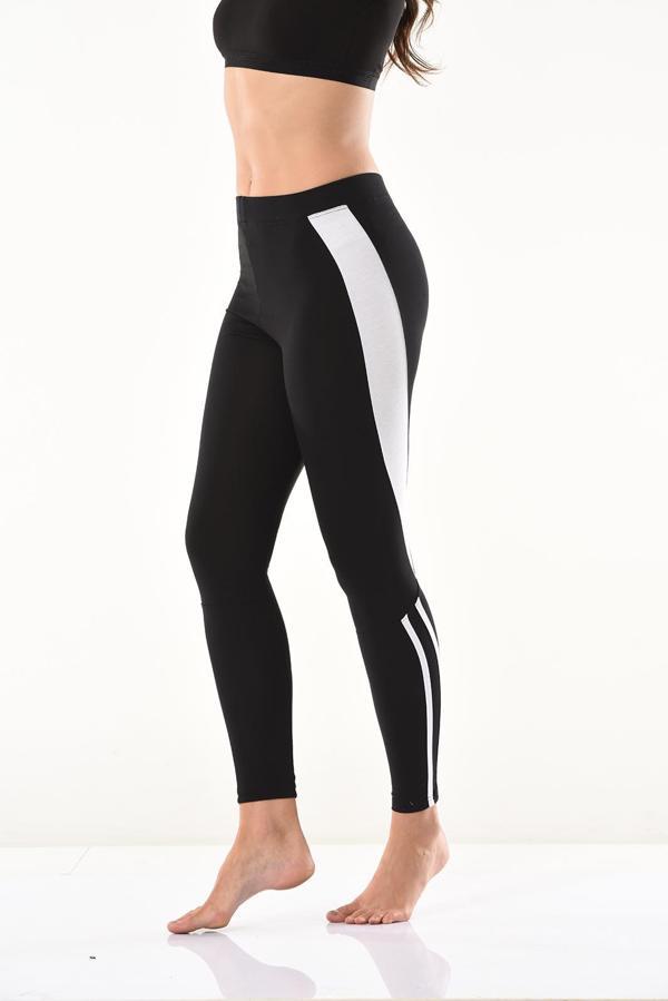 Şeritli Kadın Tayt 0591 - Image 1