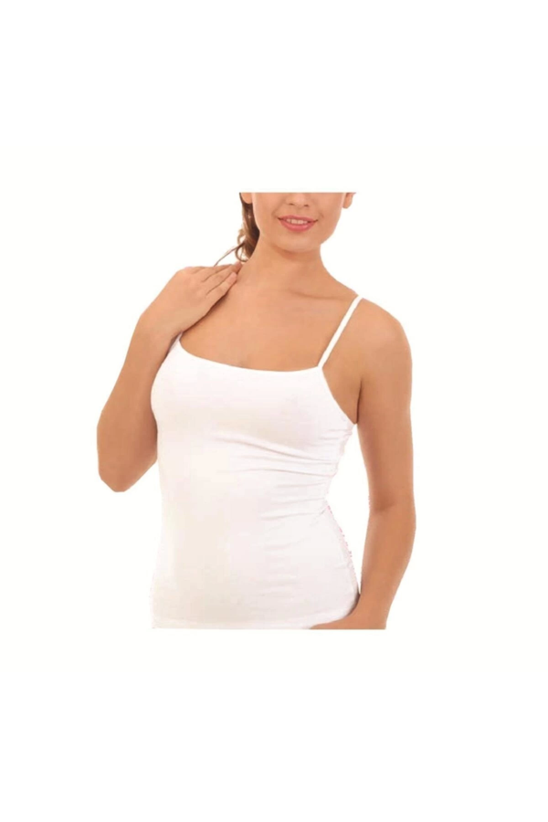 İmer 1237 İp Askılı Modal Süprem Bayan Atlet - Image 1