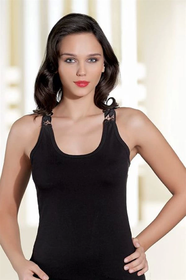 Şahinler Arkası Güpürlü Atlet B368 - Image 1