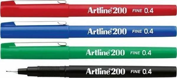 Artline 200 Fine 0.4mm İnce Uçlu Yazı ve Çizim Kalemi 4’lü Set  - Image 1