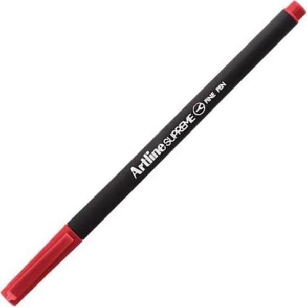 Artline Supreme 0.4mm Fine Keçe Uçlu Kalem Kırmızı EPFS-200 - Image 1