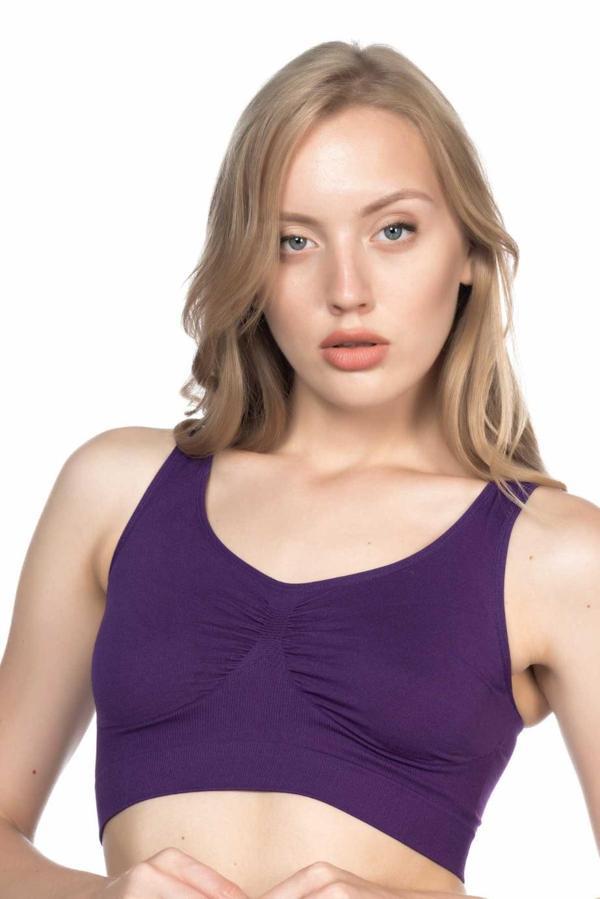 Mor Mı Emay 4001 Soft Sporcu Büstiyer - Image 1