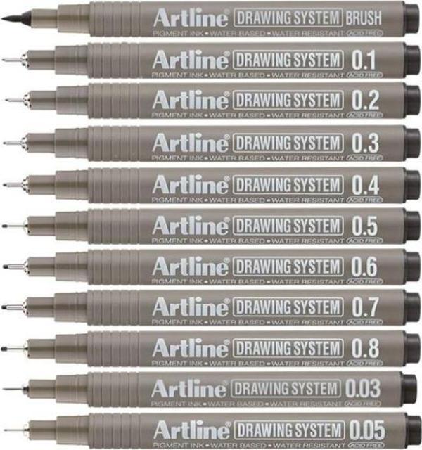 Artline Teknik Çizim Kalemi 11’li Set - Image 1