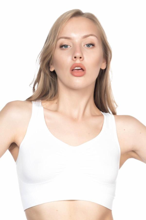 Beyaz Mı Emay 4001 Soft Sporcu Büstiyer - Image 1