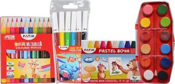 Fatih 4 Adet Öğrenci Boyama Seti - Image 1