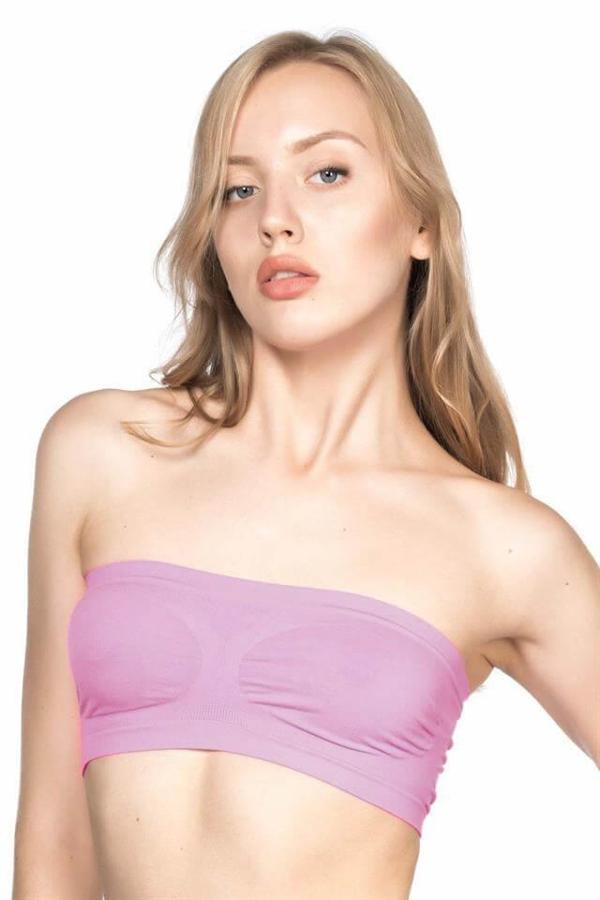 Fuşya Mı Emay 4002 Soft Straplez Büstiyer - Image 1