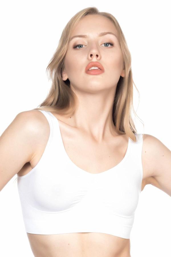 Beyaz Mı Emay 4005 Soft Kalın Askı Büstiyer - Image 1