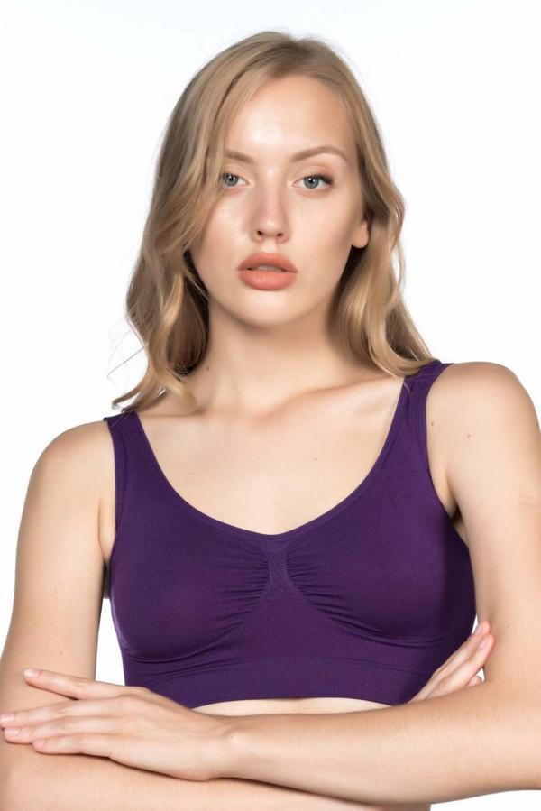 Mor Mı Emay 4005 Soft Kalın Askı Büstiyer - Image 1