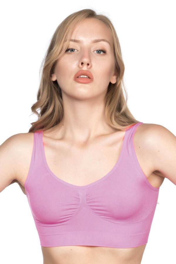 Fuşya Mı Emay 4005 Soft Kalın Askı Büstiyer - Image 1