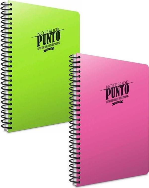 Gıpta Punto A5 80 Yaprak Kareli ve Çizgili Defter Seti - Image 1