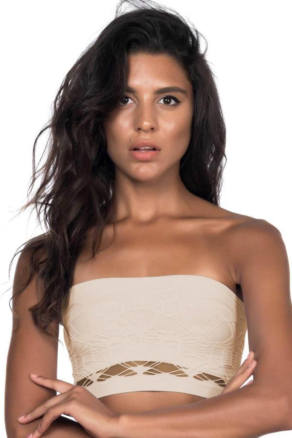 Ten Mı Emay 4050 Double Örgü Toparlayıcı Straplez Büstiyer - Image 1