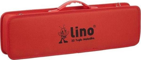 Lino Melodika 32 Tuşlu Özel Çantalı Kırmızı  - Image 1