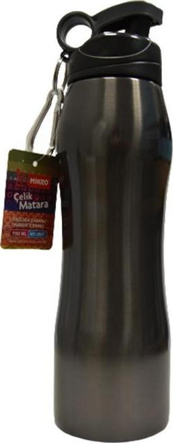 Mikro 750 ml Çelik Matara Füme - Image 1