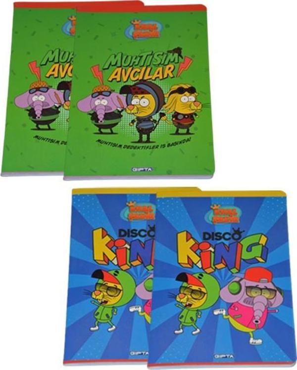 Temel Kral Şakir 4 Parça A4 Defter Seti - Image 1